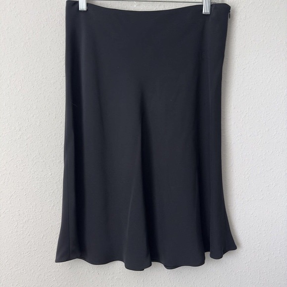 Armani Collazioni Black Flare Hem Skirt